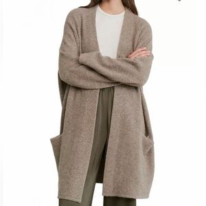 Jenni KAYNE Sweater Coat Oatmeal
